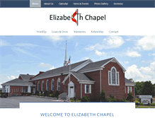 Tablet Screenshot of elizabethchapel.com